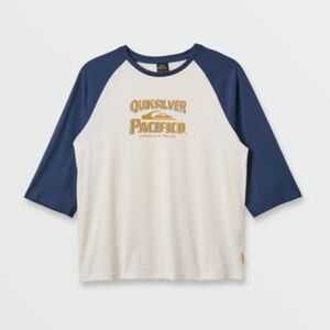 Quiksilver x Pacifico Raglan T-Shirt - Tofu - TOFU / M